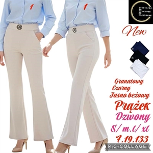 Legginsy dzwony damskie  S/M-L/XL