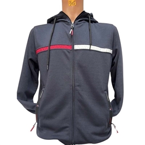 Bluza męska rozpinana na zamek z kapturem  M-2XL