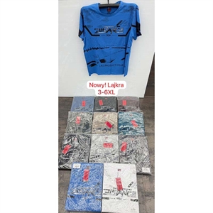 Koszulka męska lajkra Big Size  3XL-6XL