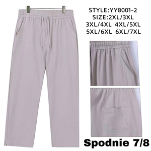 Spodnie damskie 7/8  2XL/3XL-6XL/7XL