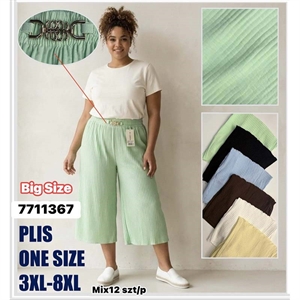 Spodnie culotte damskie Big Size  3XL-8XL