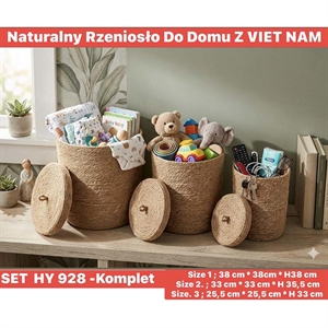 Komplet naturalne rzeniosło do domu