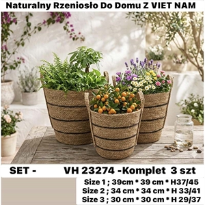 Komplet naturalne rzeniosło do domu