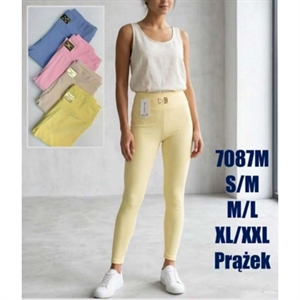 Legginsy długie prążek  S/M-XL/2XL