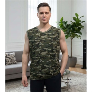 Koszulka męska bez rękawów  M-3XL