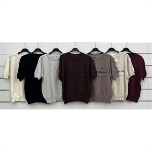 Sweter damski z krótkim rękawem