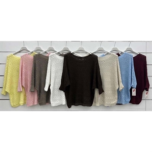 Sweter damski okrągły