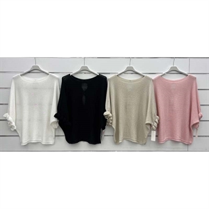 Sweter damski okrągły