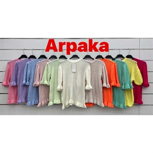 Sweter damski z krótkim rękawem