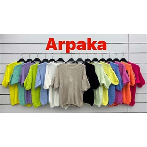 Sweter damski z krótkim rękawem