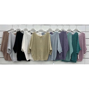 Sweter damski okrągły
