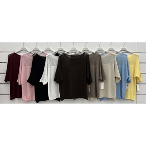 Sweter damski okrągły