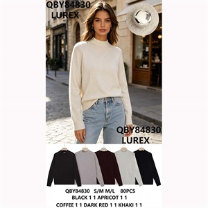 Sweter damski z golfem  S/M-M/L