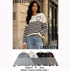 Sweter damski okrągły