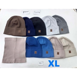 Komplet Czapka + Komin  XL