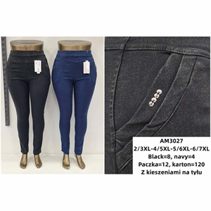 Legginsy długie damskie  2/3XL-6/7XL