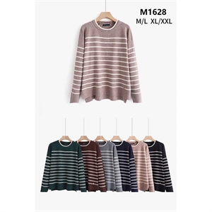 Sweter damski okrągły  M/L-XL/2XL
