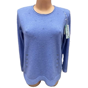 Sweter damski okrągły  L/XL-2XL/3XL