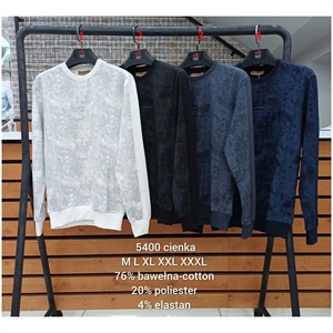 Bluza cienka męska pod szyje produkt Turecki  M-3XL