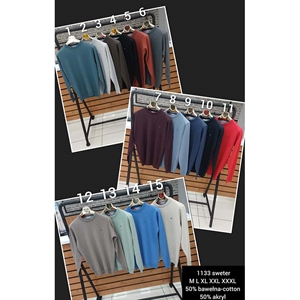 Sweter męski okrągły produkt Turecki  M-3XL