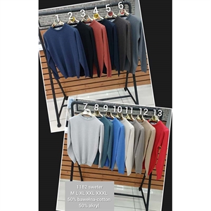 Sweter męski okrągły produkt Turecki  M-3XL