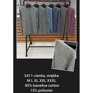 Bluza cienka męska pod szyje produkt Turecki  M-3XL