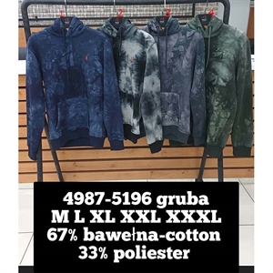 Bluza gruba kangurka męska produkt Turecki  M-3XL