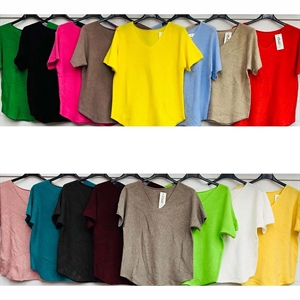 Sweter damski z krótkim rękawem