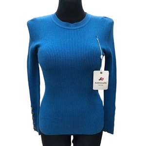 Sweter damski okrągły