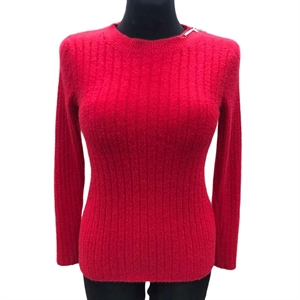 Sweter damski okrągły