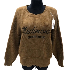Sweter damski okrągły S/M L/XL