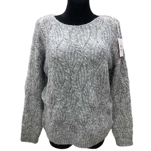 Sweter damski okrągły S/M L/XL