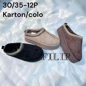 Klapki ocieplane  30-35