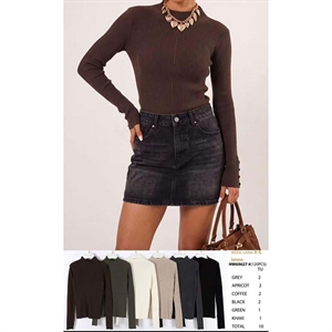 Sweter damski z golfem