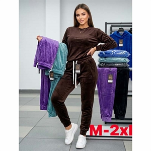 Spodnie dresowe welurowe  M-2XL