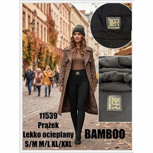 Legginsy lekko ocieplane bambusowe  S/M-XL/2XL