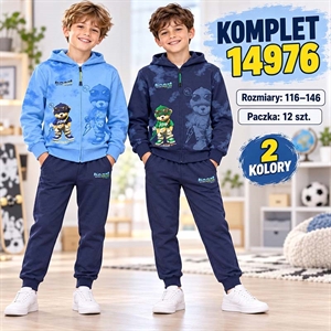 Komplet dresowy chłopięcy  116-146cm