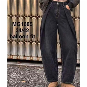 Jeansy balloon fit  34-42