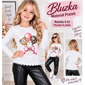 Bluzka dziewczęca  4-14 lat