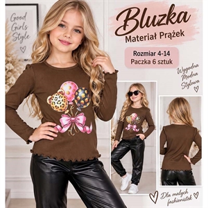 Bluzka dziewczęca  4-14 lat