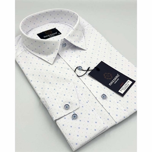 Koszula męska slim fit ze wzorem produkt Turecki  M-2XL