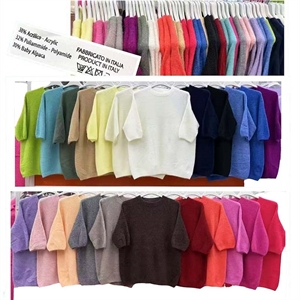 Sweter damski z krótkim rękawem