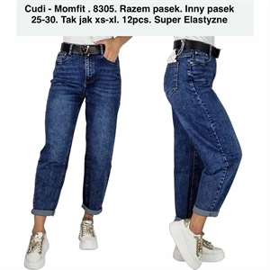 Jeansy damskie  25-30(XS-XL)