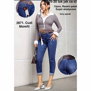 Jeansy mom fit  25-30(XS-XL)