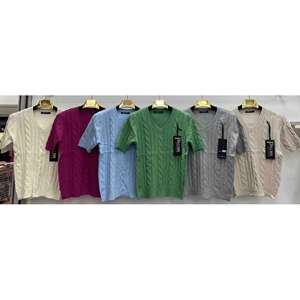 Sweter damski z krótkim rękawem  S/M-L/XL