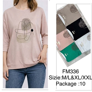 Cienka bluza damska (M/L-XL/2XL)