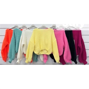 Sweter damski okrągły - Produkt Włoski