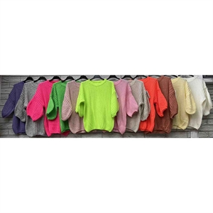 Sweter damski z krótkim rękawem