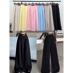 Spodnie damskie szerokie nogawki - Produkt Włoski