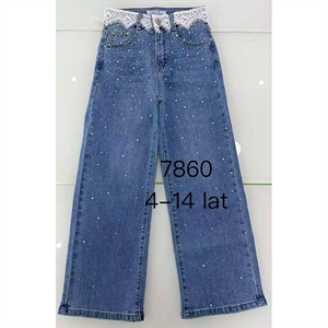 Jeansy dziewczęce  4-14 lat